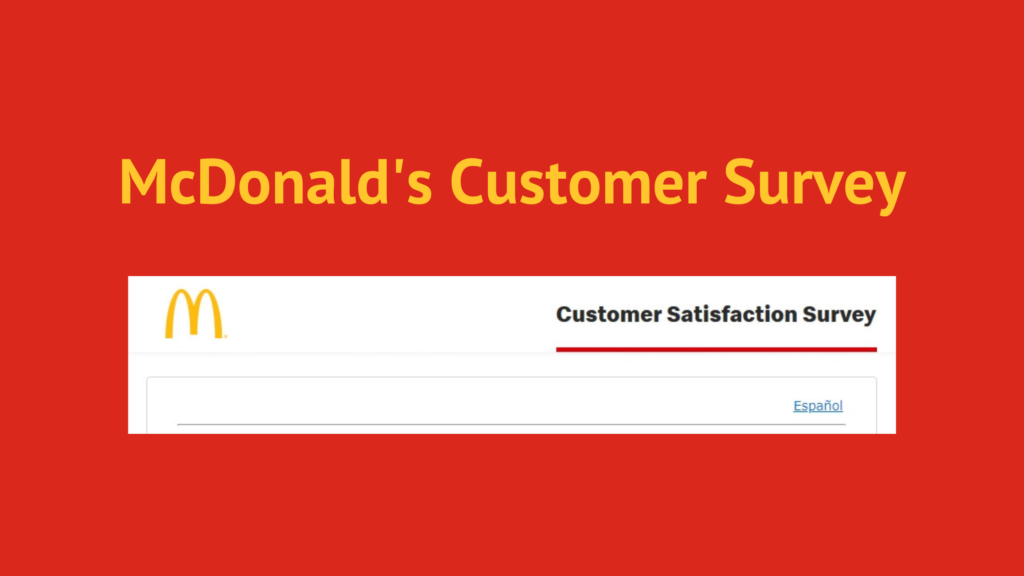 mcdonalds customer satisfaction survey