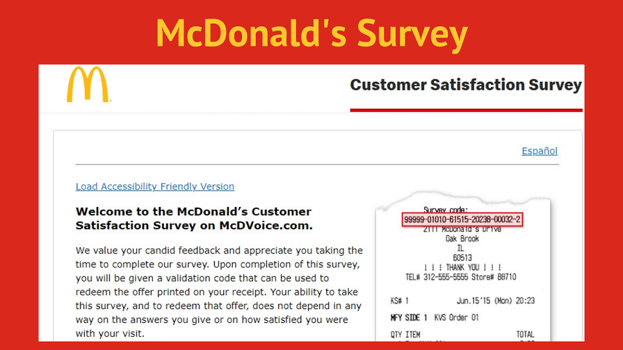 mcdonald's survey