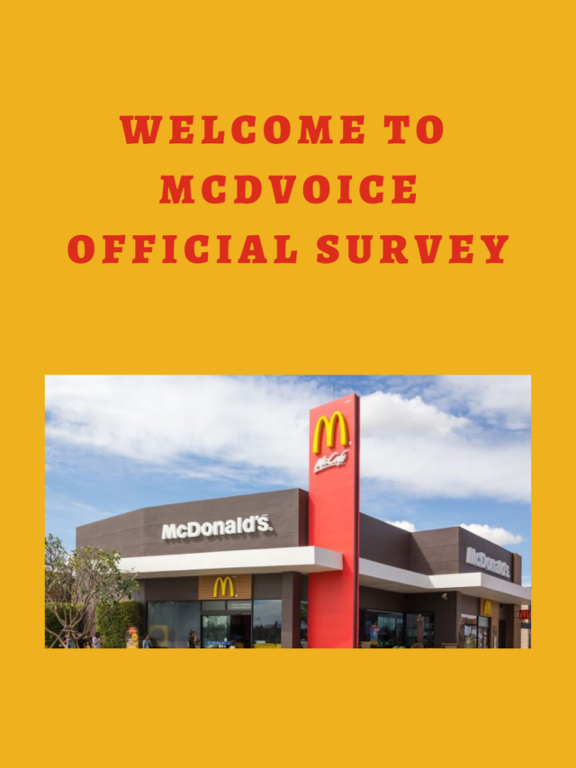 mcdvoice official customer survey site